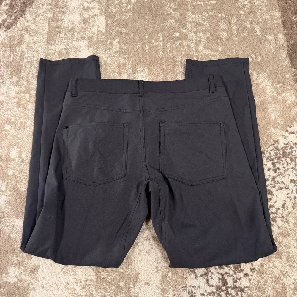 Western Rise Diversion Pants Mens 31x30 Slim Fit Black Stretch Travel Breathable